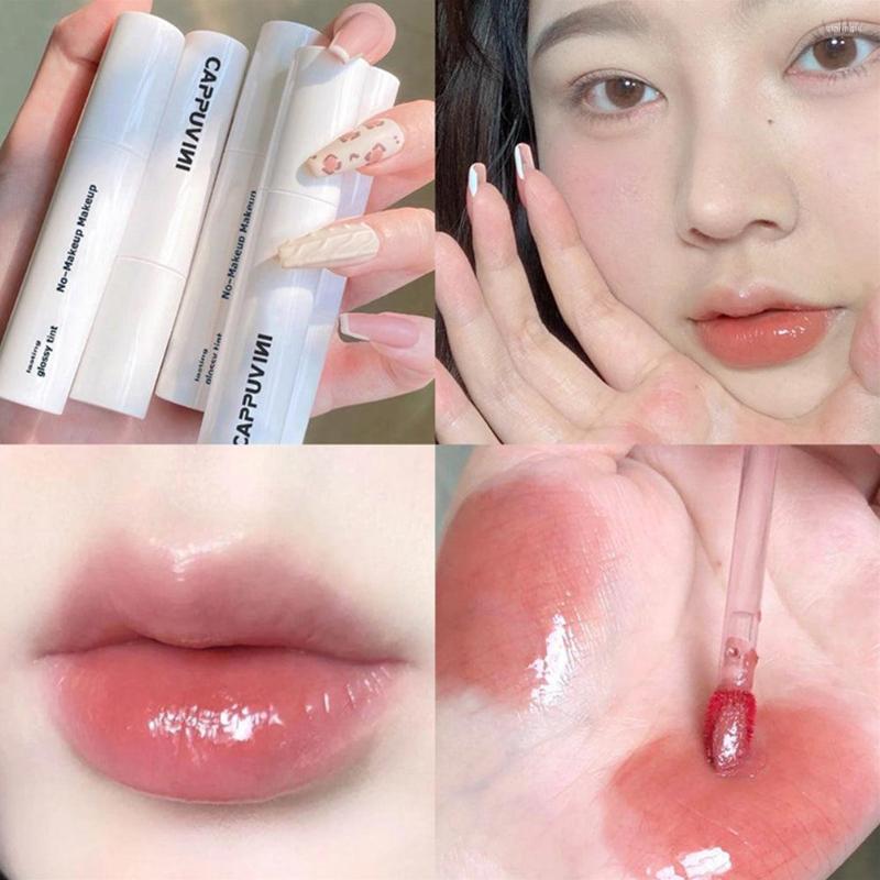 

Lip Gloss 6 Colors Liquid Lipstick Water-light Mirror Waterproof Non-stick Cup Lasting Moisturizing Makeup Tool, 05