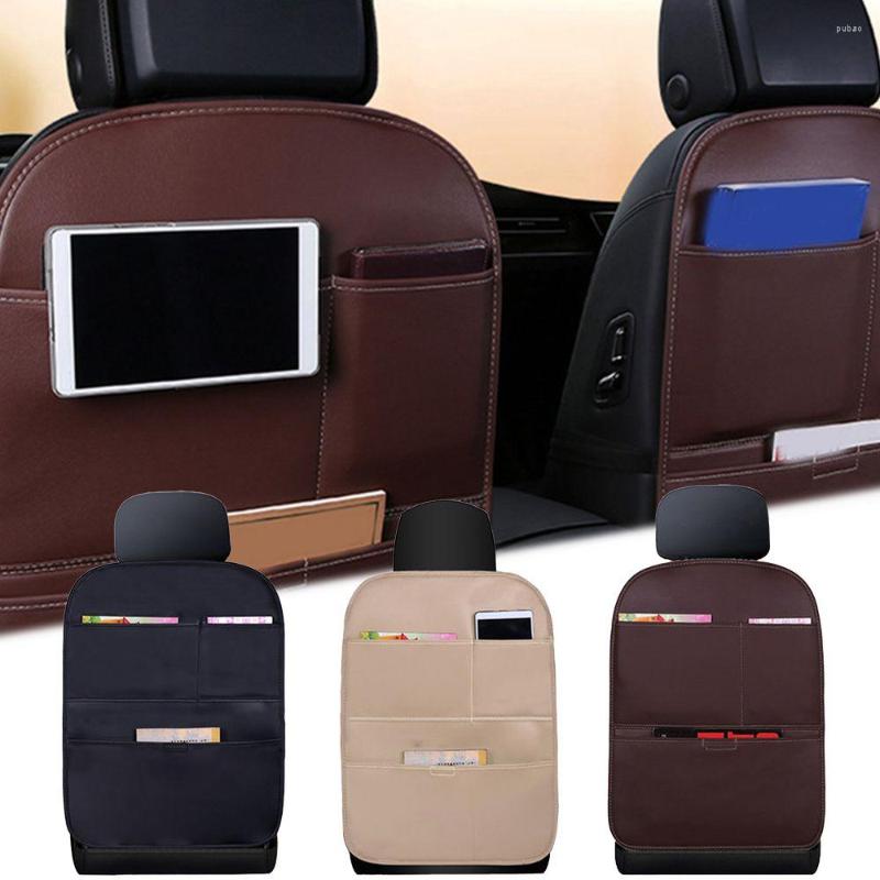 

Car Organizer Universal Backrest Cover Case Hanging Pocket Auto Storage Bag Seat Back Protector Children Kick Pad