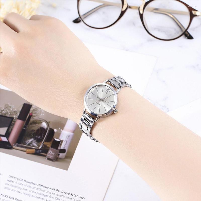 

Wristwatches Casual Quartz Stainless Steel Band Marble Strap Watch Analog Wrist Women Watches Dress Party Decoration Gifts