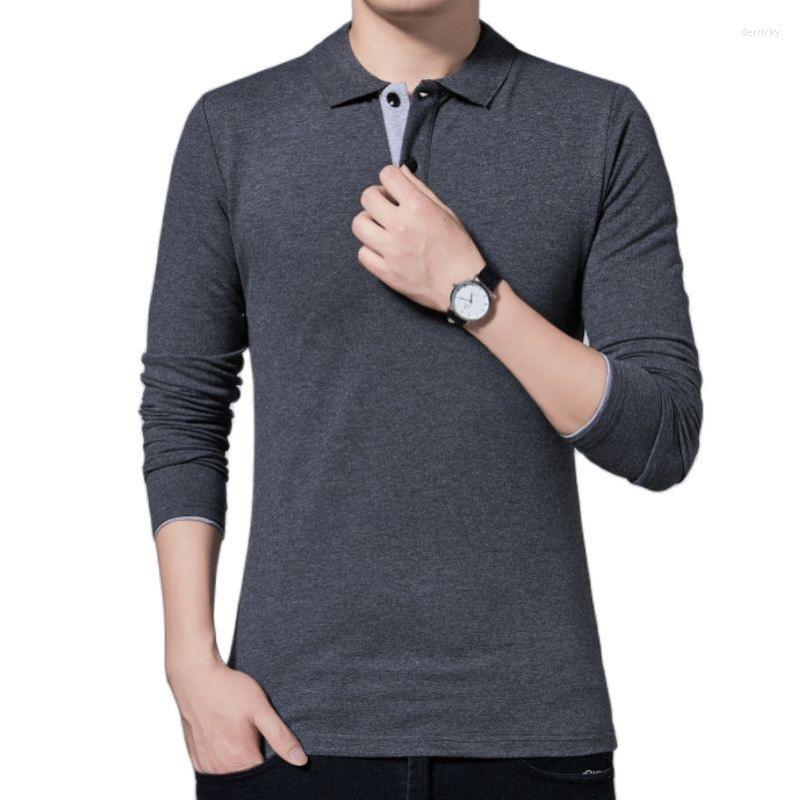 

Men's T Shirts ARCSINX Oversized T-Shirt Men Plus Size 3XL 4XL 5XL Long Sleeve Cotton T-Shirts Man Casual Solid Color Autumn, Black