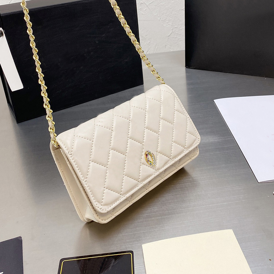 

Fashion Luxury Purse Designer Bags Brand Handbags Labmskin Leather Cosmetic Shoulder Bag Crossbody Tote Messager Wallet Purses Envelope bag dq01 062, #1