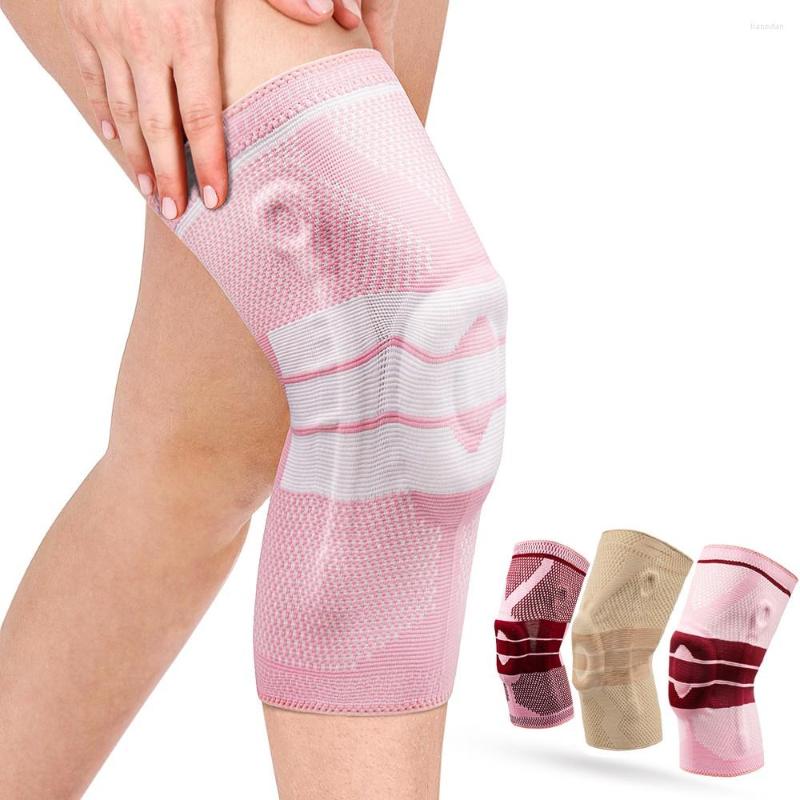 

Knee Pads Brace Compression Sleeve Support With Patella Gel Pad & Side Spring Stabilizers For Men And Women Recovery P20, Khaki