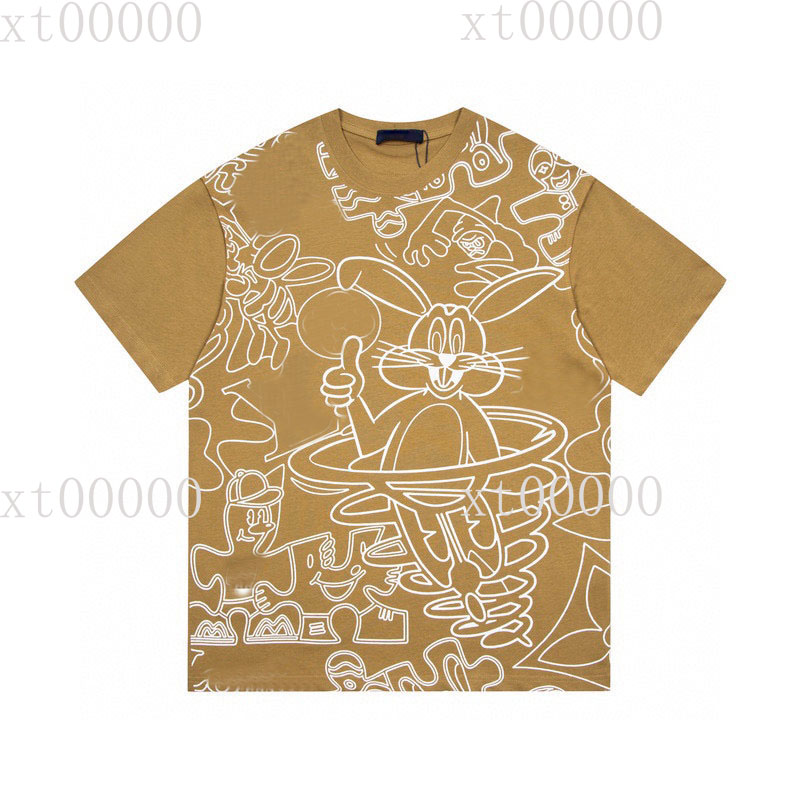 

23SS Designer Letter Printed T Shirts Tee Sweatshirt Fashion High Street Short Sleeves Summer Casual T-Shirt Breathable Men Women Crew Neck Tees Dresses for Wo 199464, Khaki