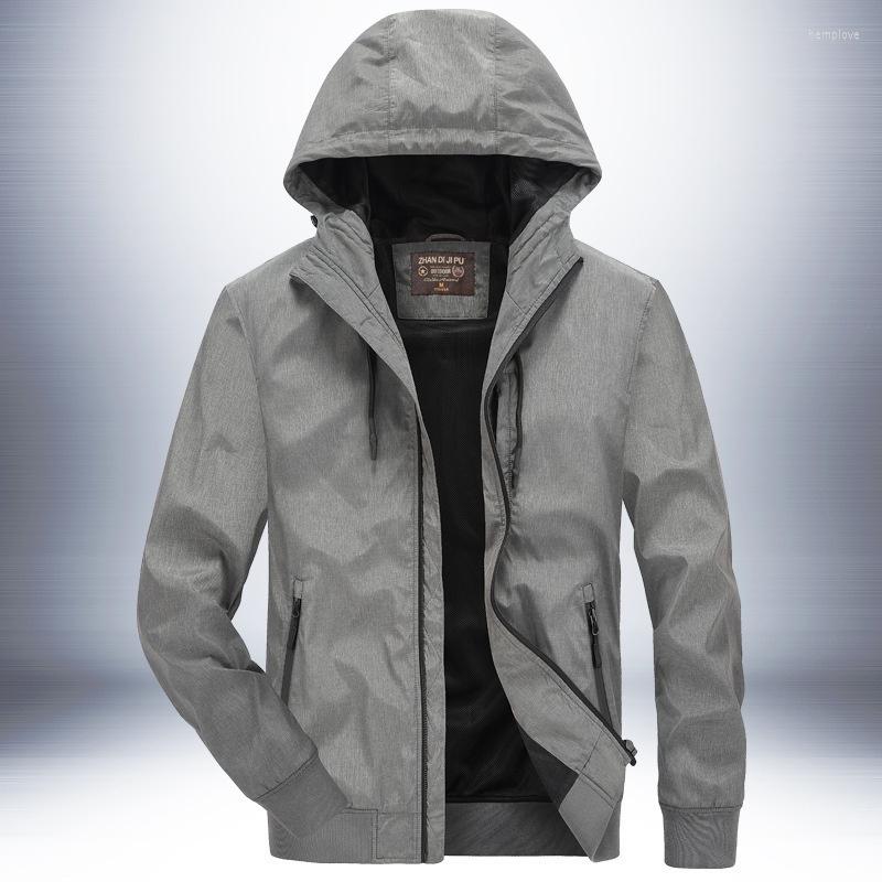 

Men's Down Fall 2022 Outdoor Hooded Jacket Casual Youth 7909, Gray