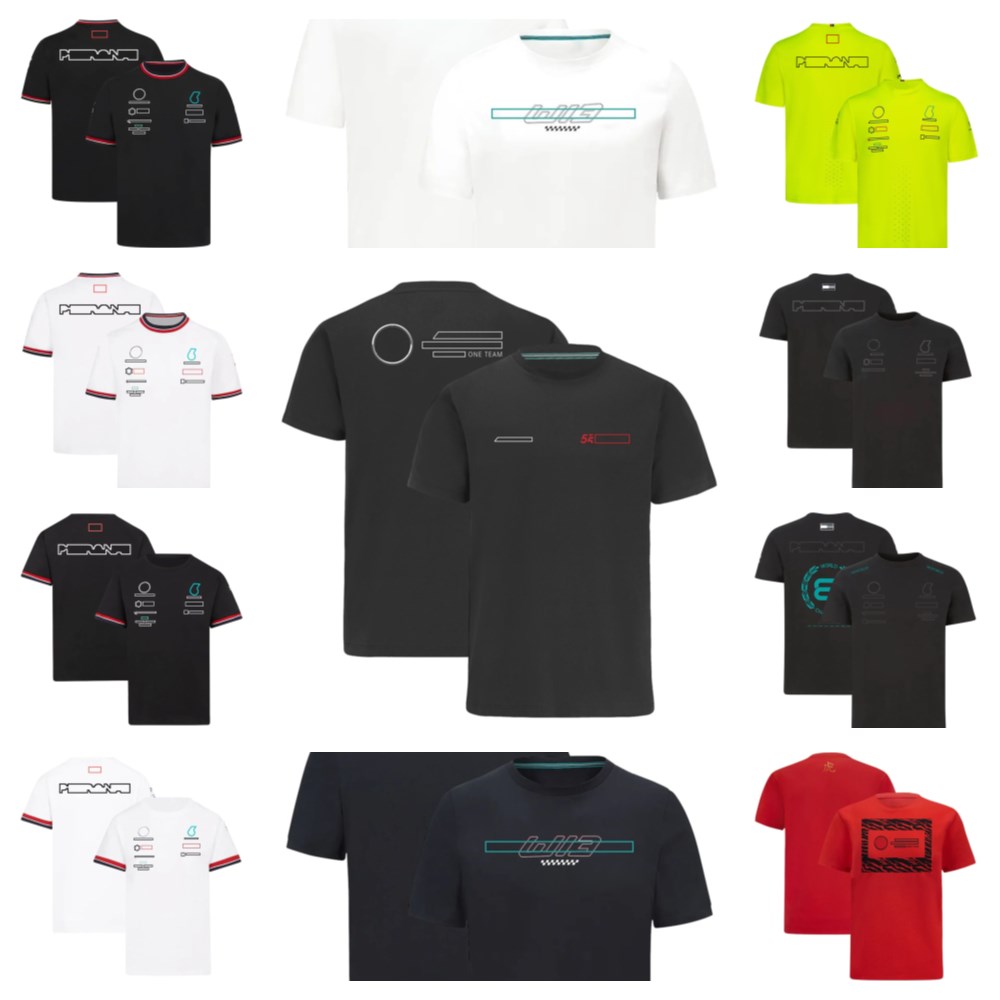 

F1 racing suit Men's Team Driver's Wear Short Sleeve Round Neck T-shirt Custom