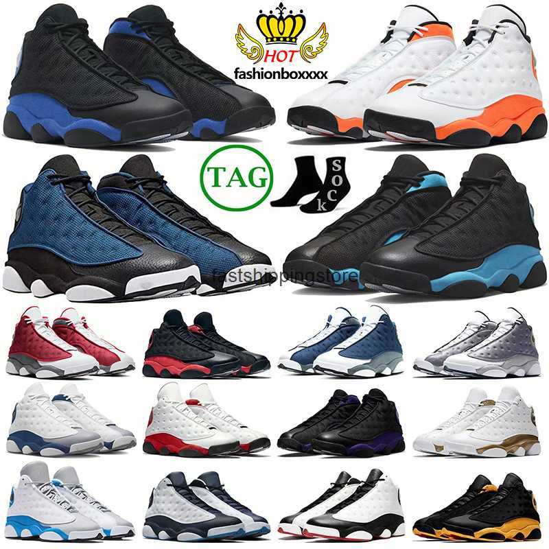 

Jumpman 13 13s Mens Basketball Shoes University Blue Hyper Royal Starfish Red Flint DMP Wolf Grey Brave Obsidian Cap And Gown Men Women, 23