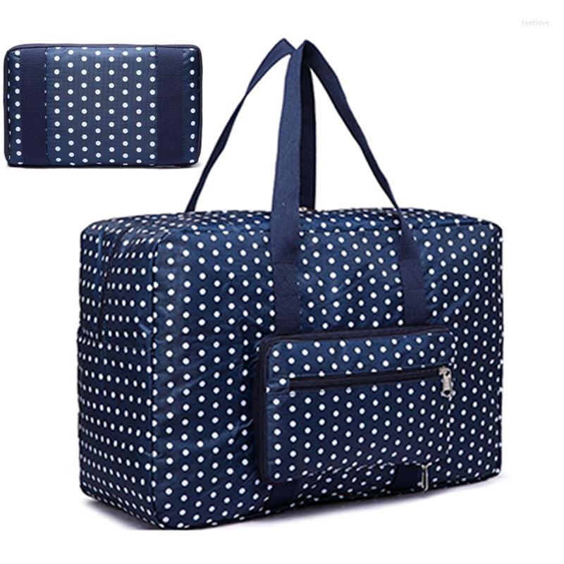 

Duffel Bags Oxford Women's Foldable Travel Waterproof Packing Cubes Weekend Luggage Bag Women Large On Wheels 37T