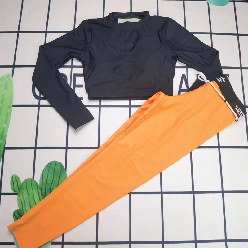 

Textile Designer Women's Tracksuits Long Sleeve Yoga Suit Autumn and Summer professional running Fitness Suit Pullover Crew Neck Women Tracksuit Luxury Swimwear