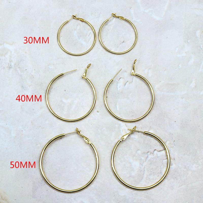

Dangle Earrings 10 Pairs 18k Gold Plated Circle Earring Fashion Jewelry Gift 30187
