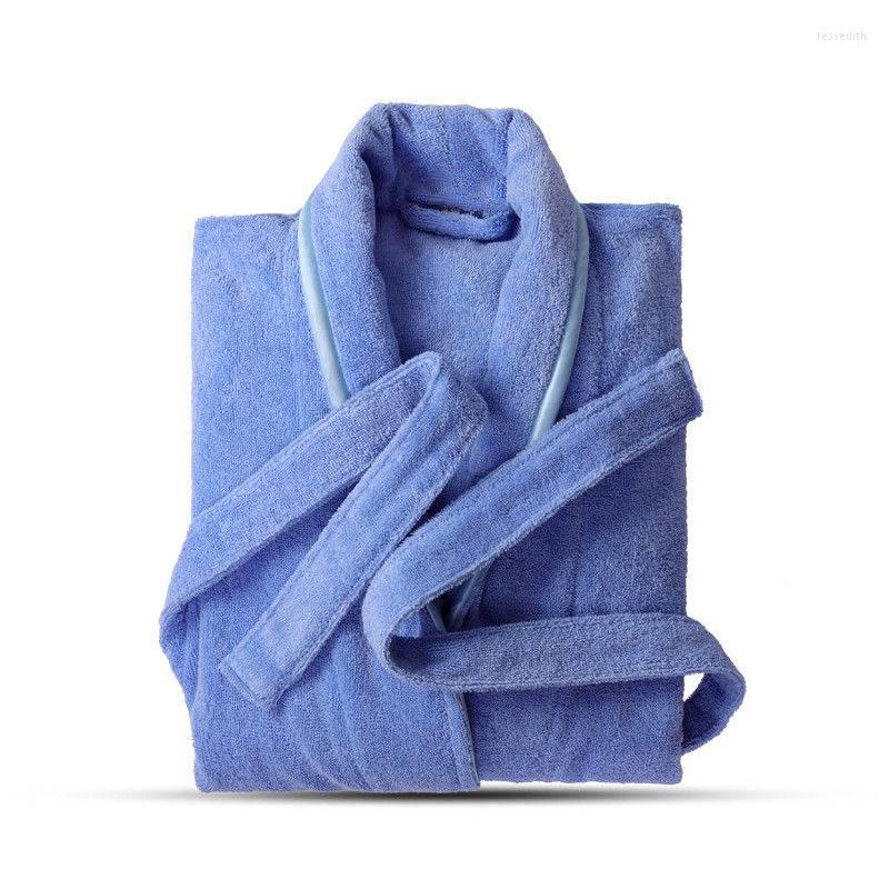 

Men's Sleepwear Summer Cotton Men Bathrobe Towel Fleece Nightwear Gown Warm Home Clothing Nightdress Large Size Ultra Kimono, White