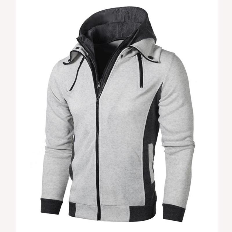 

Men' Jackets Jacket 2022 Fall/winter Casual Loose Fashion Zipper Sweatshirt With Cotton Material Men'sClothes Zip Up Men Hoodie, Gray