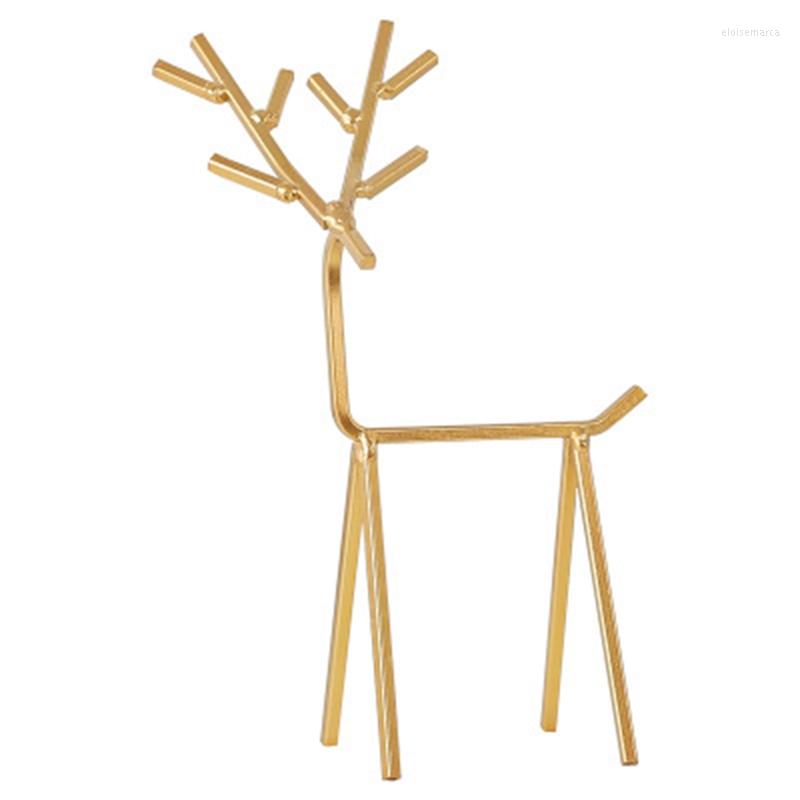 

Jewelry Pouches Metal Deer Stand Earring Necklace Ring Pendant Display