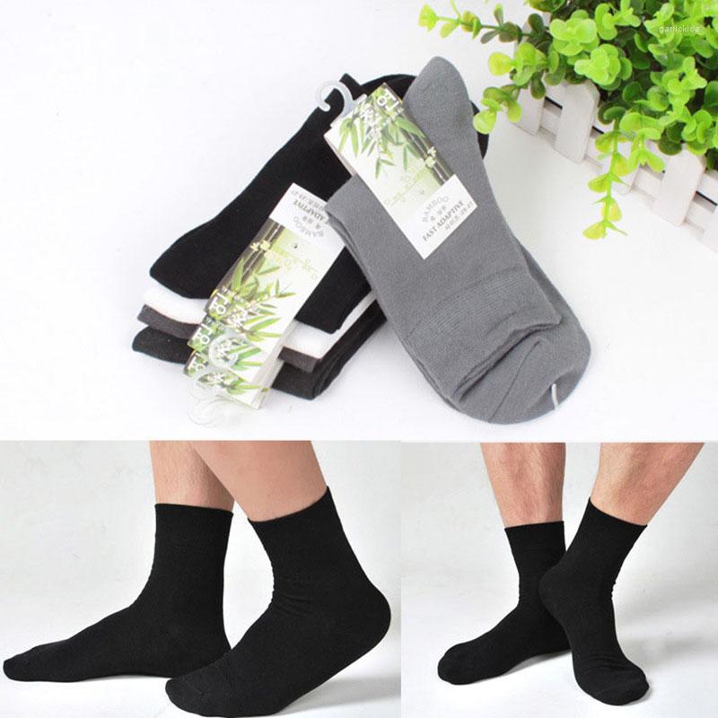 

Men's Socks 5 Pairs Bamboo Fiber Crew Soft Comfortable Solid Color Casual Sports Mid-Calf Breathable Deodorant Sox, 5pairs plaids