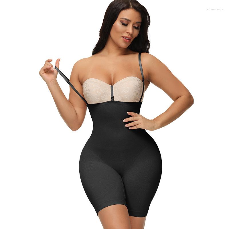 

Women' Shapers Tummy Control Shapewear For Women Seamless Fajas Bodysuit Mid Thigh Body Shaper Shorts Corsets Waist Trainer Lose Weight, Black