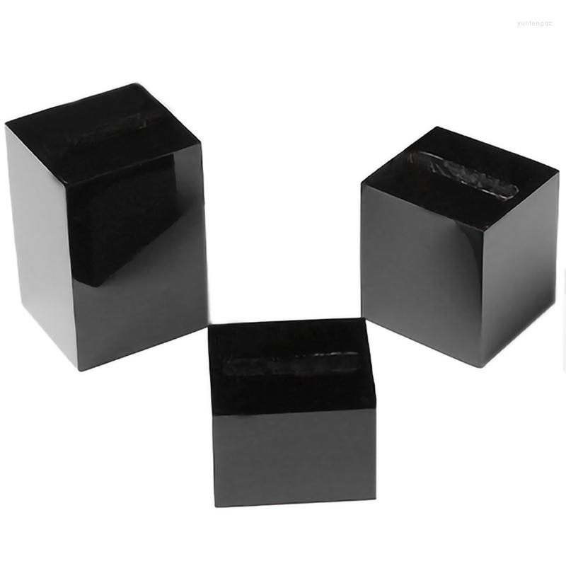 

Jewelry Pouches Acrylic Square Stand Pography Props Cosmetics Ring Display Necklace