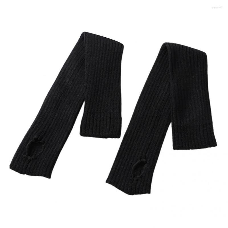 

Women Socks 1 Pair Leg Thickened High Density Ribbed Winter Warmers For Yoga, Black