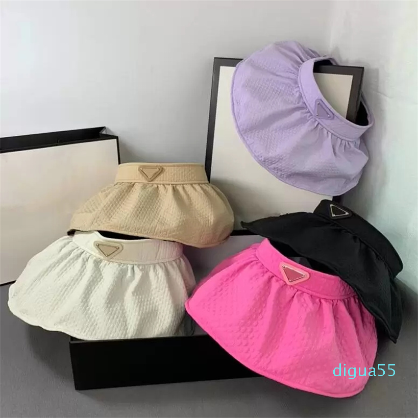 

Visors Designer Sun Hats Women Large Wide Brim UV Protection Summer Outdoor, Black