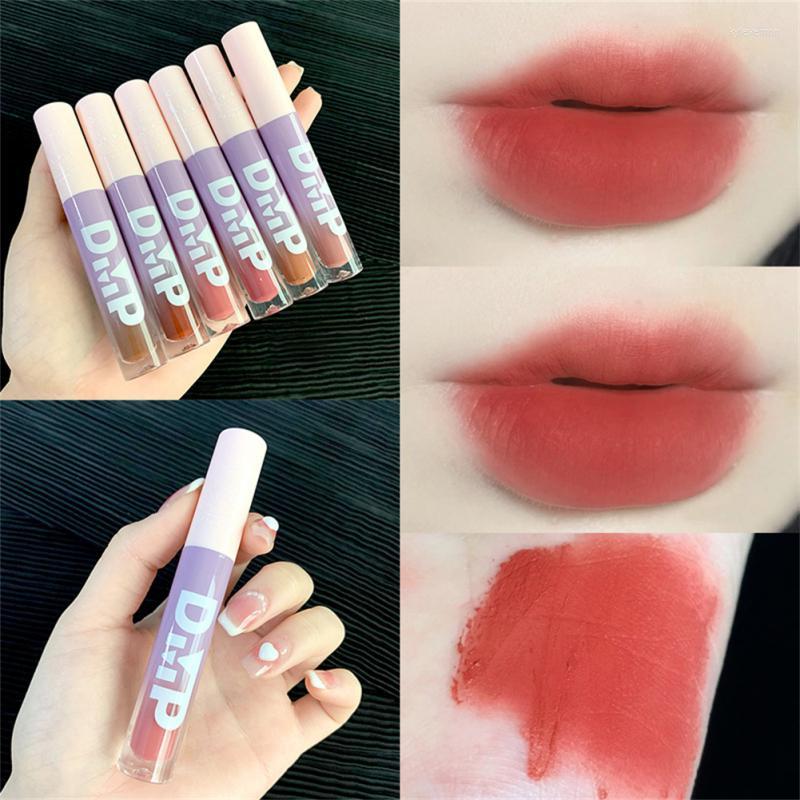 

Lip Gloss DAIMANPU Cloud Fog Glaze Velvet Matte Daily Small Red Book Recommended Student Models Affordable Lipstick Makeup, 05