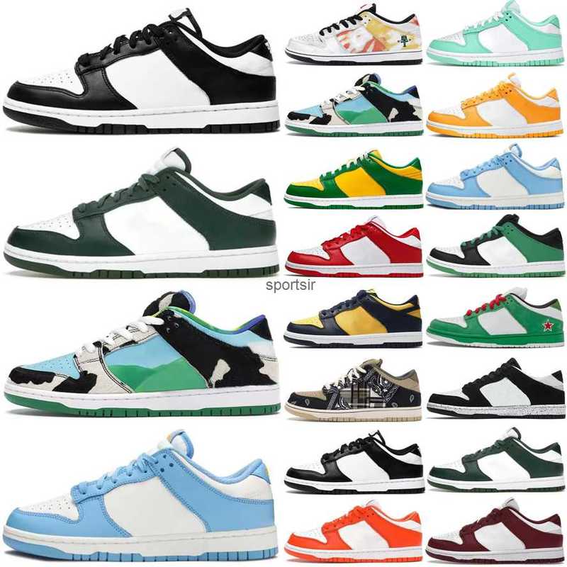 

lows Running shoes for men women Black White Panda University Red green Brazil Low Syracuse Chicago Valentines Day womens trainers outdoor, Color# 32