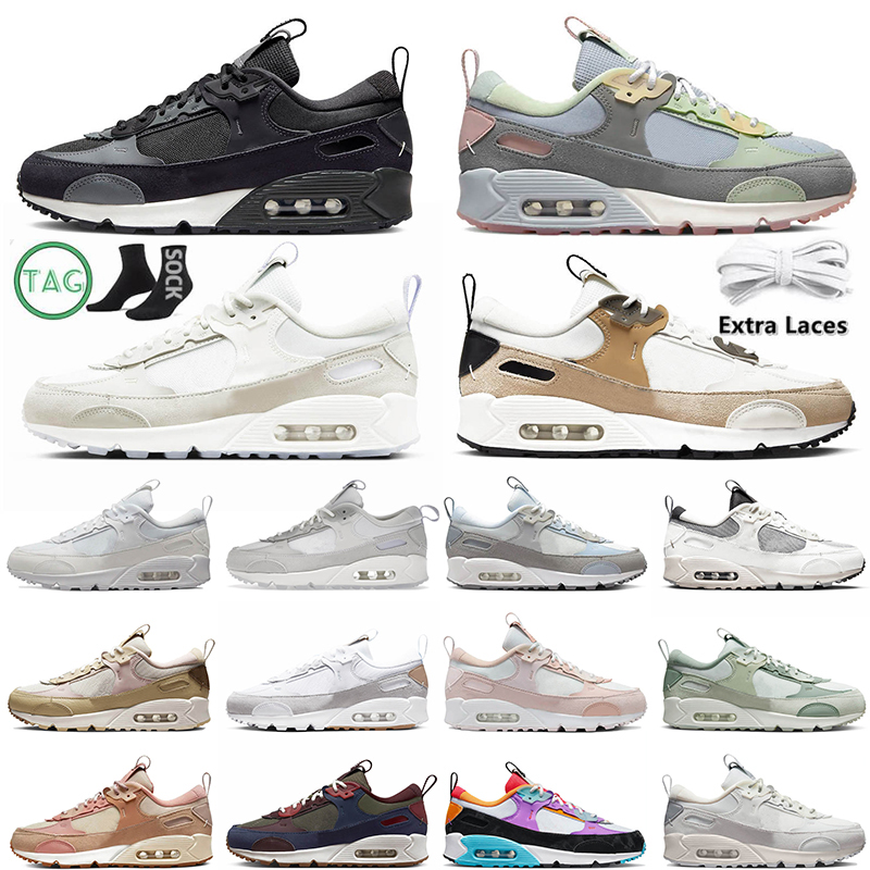 

Classic 90 Futura Running Shoes Triple White Black Light Bone Sanddrift Sky Wolf Grey Summit White Barely Rose Designers Sports Trainer Sneakers 36-45 With Socks, Black 36-45