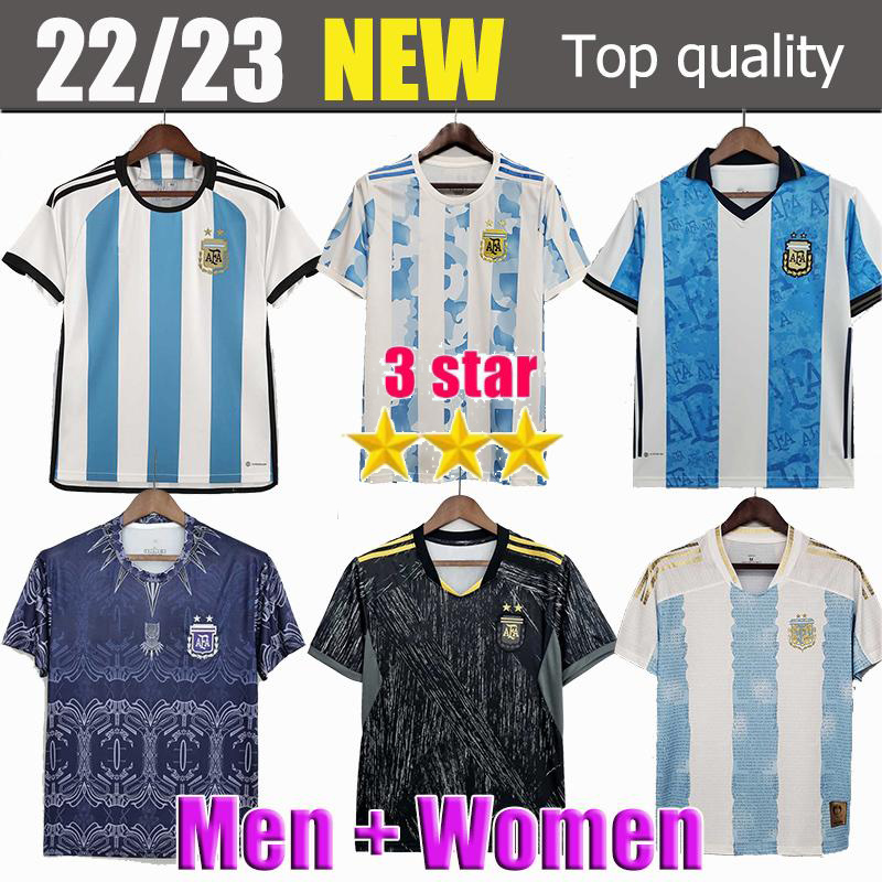 

22 Argentina MESSIs Soccer Jerseys woRLD CUp MARADONA KUN AGUERO AGUERO DI MARIA DYBALA LO CELSO special National Team Fans home away football shirts men kids, 17