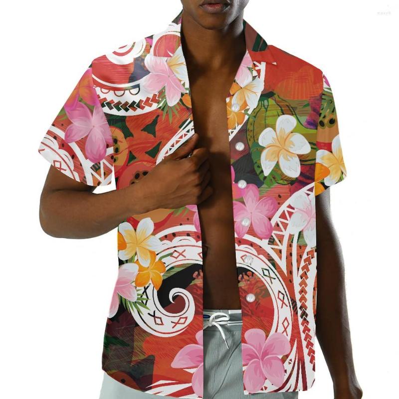 

Men' Casual Shirts HYCOOL Fashion Party Flower Shirt Plus Size Loose Button Down Hawaiian Polynesian Tribal 5xl Men Short Sleeve, Ysfc0780f16