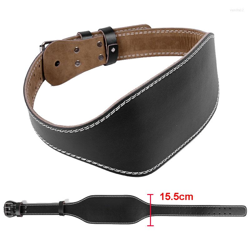 

Waist Support Professional Fitness Weightlifting Belt PU Faux-Leather Adjustable Buckle Gym Belts For Squats Training Bodybuilding, Wide 10.5cm brown