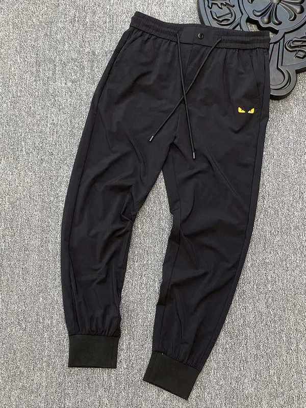 

Men's Pants Designer 2022 Tide Brand Small Monster Eyes Casual for Men HBQ1, Black