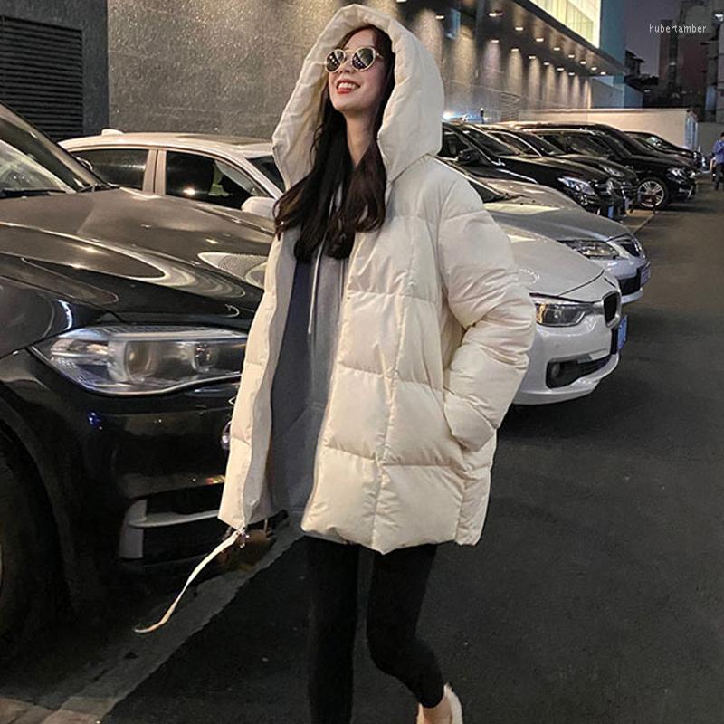 

Women' Down Winter Jacket Women Oversize Parka Coat Thick Warm Cotton Puffer Black Hooded Padded, Beige