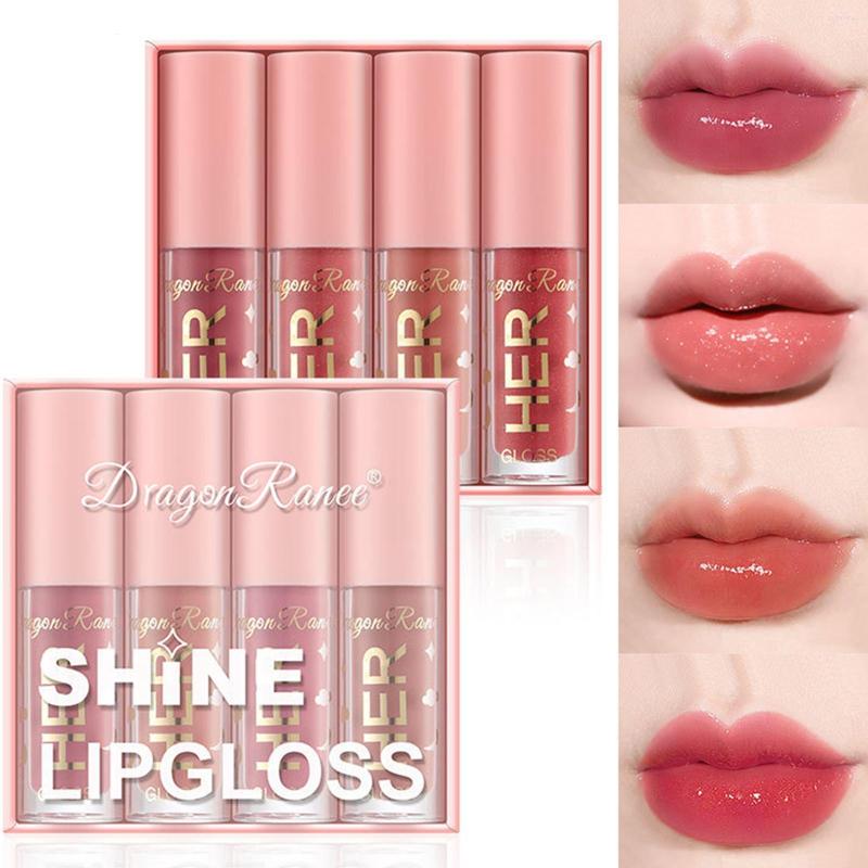 

Lip Gloss Mini Tube Labial Water-light Mirror Glaze Fade Water Lasting Not Moisturizing Lipstick Cosmetic D6F3