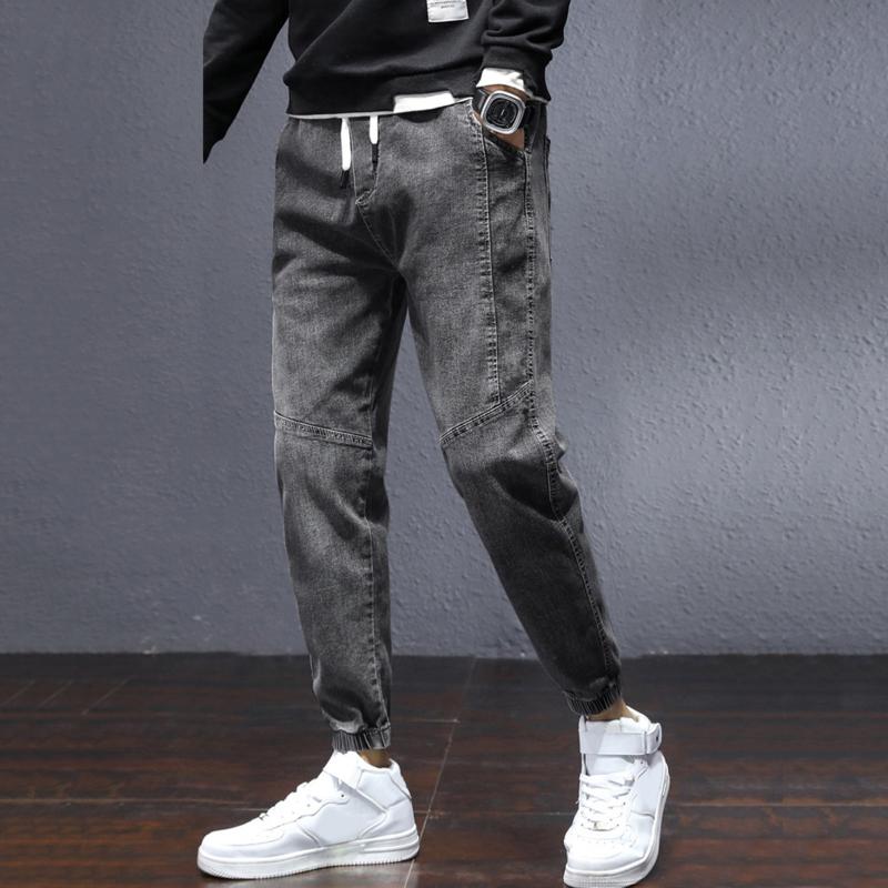 

Men's Jeans Plus Size Fleece Winter Pants Stretch Slim Haroun Denim Oversize Streetwear Trousers Clothing, Black