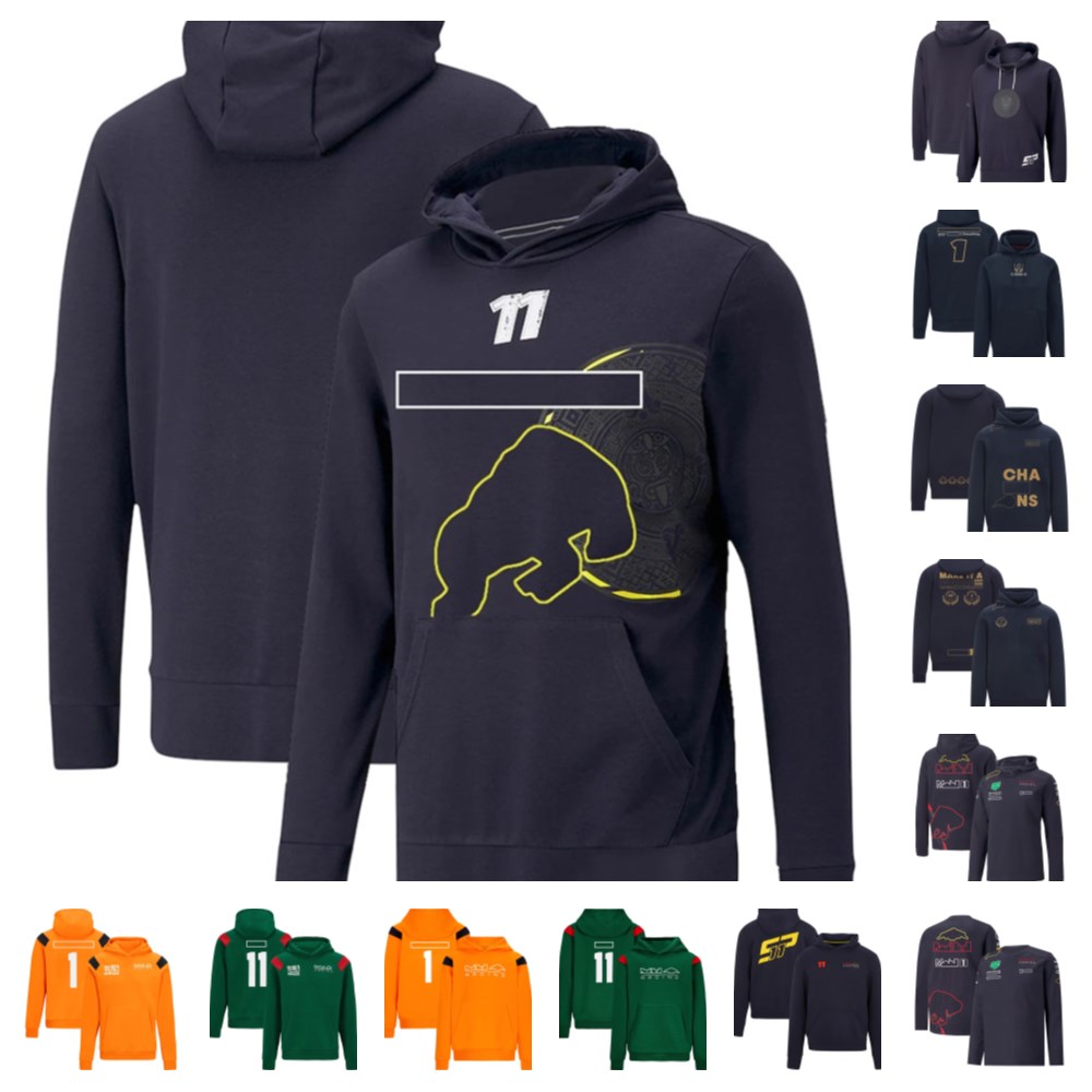 

F1 hoodie new team sweater coat plus size custom men's casual hooded racing suit