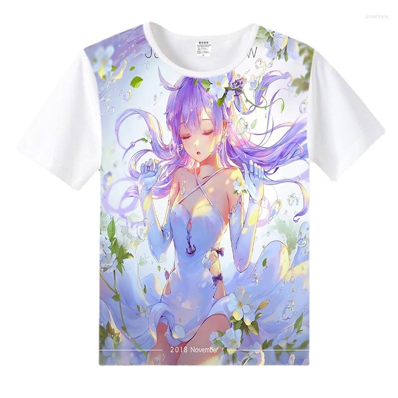 

Men's T Shirts Kawaii Design Graphic Shirt For Men Women Anime Cartoon Hentai Japanese Manga Funny Short Sleeves Oversize Top T-shirt O-Neck, Tsm00144gc