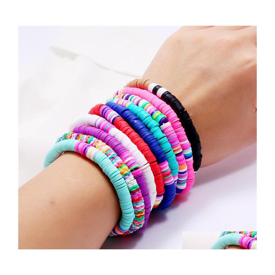 

Beaded Strands Handmade Jewelry Wholesale Color Soft Y Beach Bohemian Bracelet For Women 98C3 Drop Delivery Bracelets Dhvdd