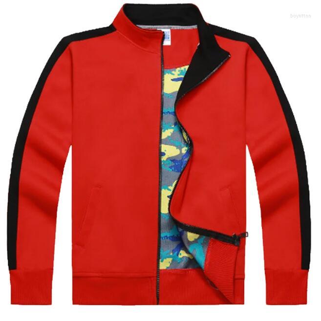 

Men' Down Stand-up Collar Double Layer Composite Cotton Sweater Custom Work High-quality Zipper, Black