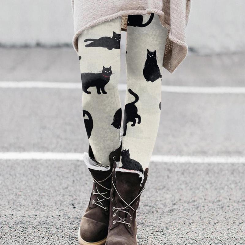 

Active Pants Cotton Yoga For Women Petite Length Womens Casual Printed High Waist Leggings Hip Lift Fitness Package, Beige