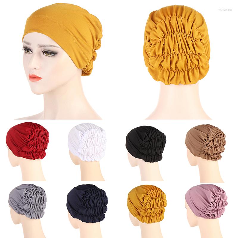 

Ethnic Clothing 2022 Soft Muslim Hijab Caps Stretchy Turban Hat Islamic Underscarf Women Bonnet India Female Headwrap Turbante Mujer