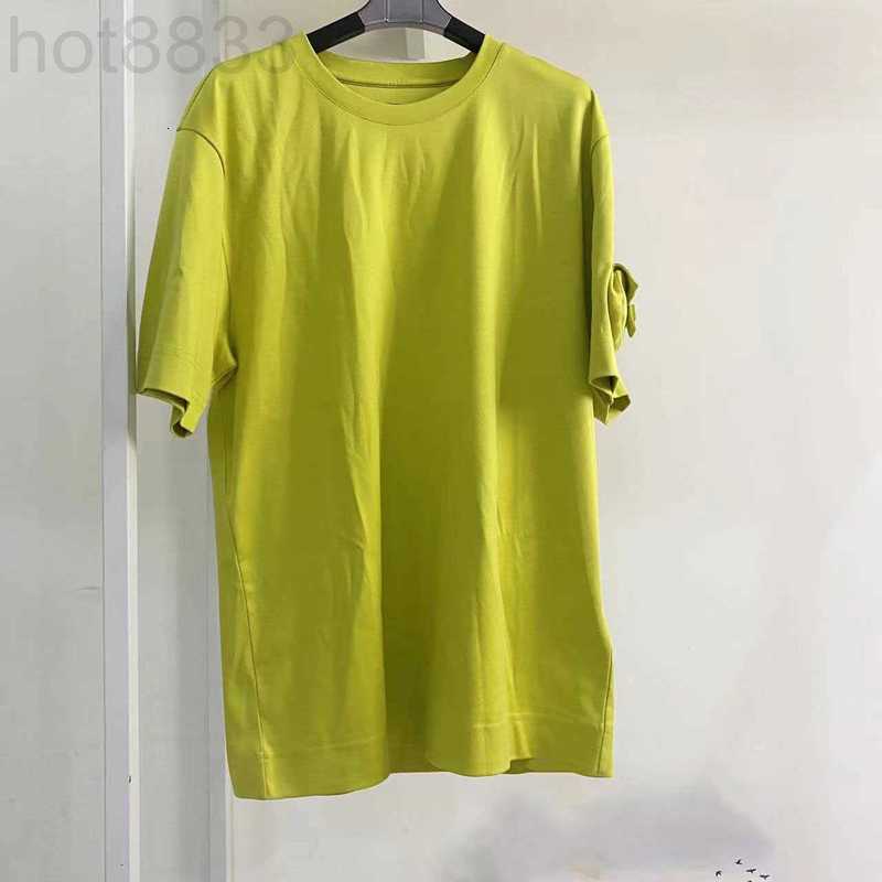 

Women's T-Shirt Designer 2023 New High Version Fashion Brand Men's Short Sleeve T-shirt Early Spring Pocket Round Neck Women QHVX, Picture color