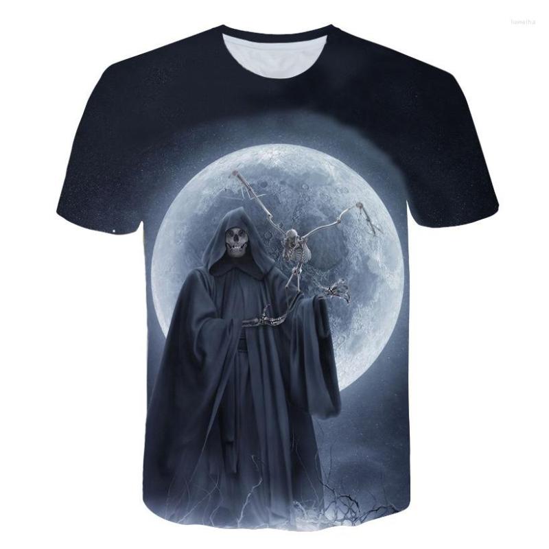 

Men's T Shirts 3D Printing Casual Personality Skull T-shirt 2022 Summer Men Women Short-sleeve Harajuku Boys Girls Kids Tops Tees, 362