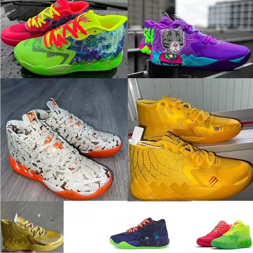 

Mens LaMelo Ball MB1 basketball shoes Galaxy Purple Red Green Gold Beige White Multi color Queen Buzz City Melo sneakers tennis