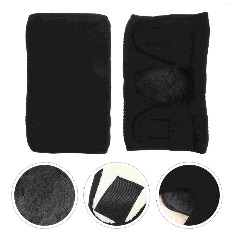 

Knee Pads 1 Pair Of Warmth Protector Thickened Covers The Elderly Pad, Black
