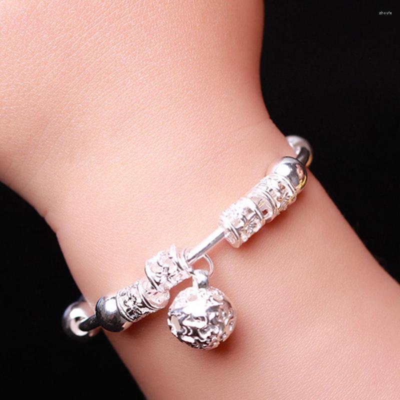 

Bangle Jewelry Gift Adjustable Bracelet 2Pcs Infant Baby Embossing Bell Hand
