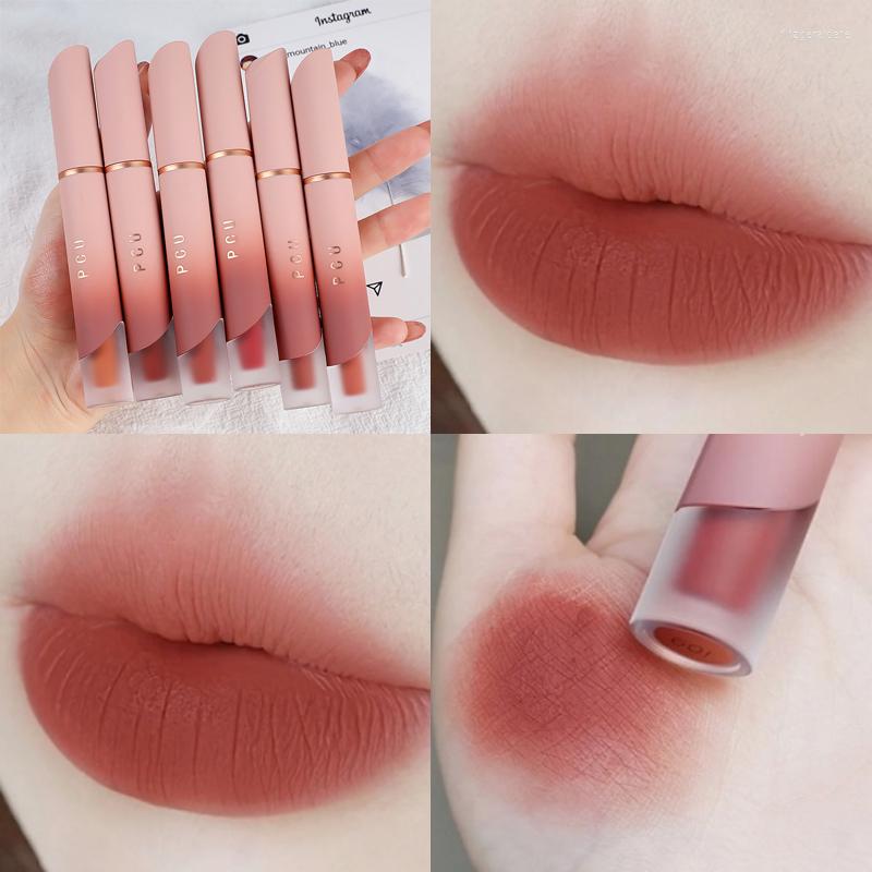 

Lip Gloss 6 Colors Matte Liquid Lipstick Pigment Mud Waterproof Long Lasting Silky Texture For Lips Women Cosmetics, 03