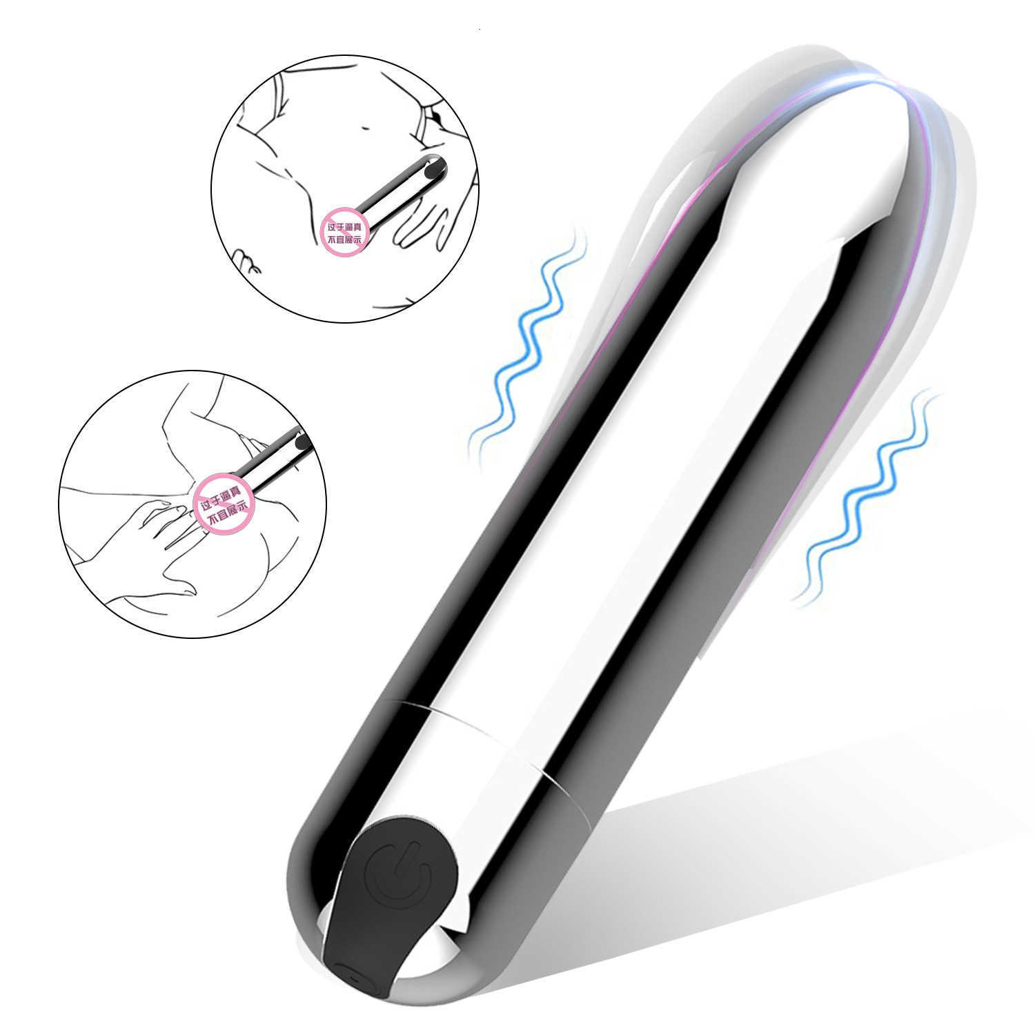 sex toy massager Yifeng 10 frequency strong shock USB rechargeable bullet vibrator female egg skipping adult-image-830273594