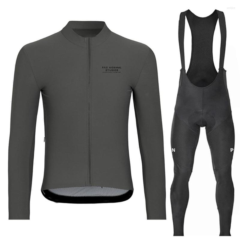 

Racing Sets Pas Normal Studios Spring Cycling Clothing Long Sleeve Set PNS Road Bike Suit Bicycle Clothes Ropa Ciclismo, Cycling short 17