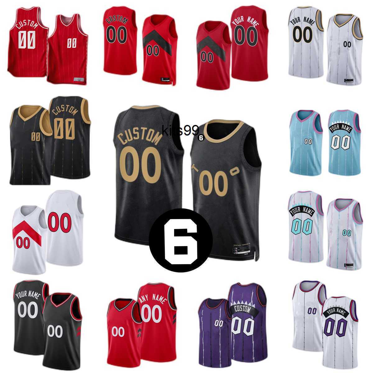 

Custom Printed 2022-23 New Basketball Jerseys Siakam VanVleet Anunoby Trent Barnes Birch Achiuwa Flynn Banton Champagnie, Printed 7