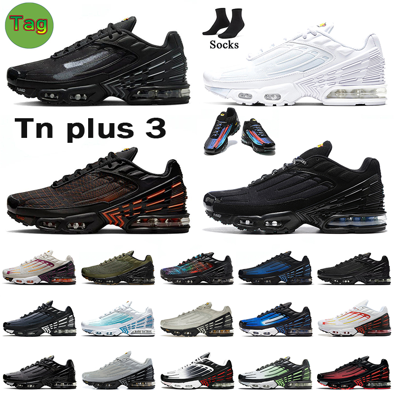 

2023 Maxs TN Plus 3 Running Shoes Tns Tuned III Sneakers Spray Painted Unity Mesh Triple White Black Royal Halloween Light Bone Laser Blue OG Obsidian Trainers, C45 obsidian 39-46