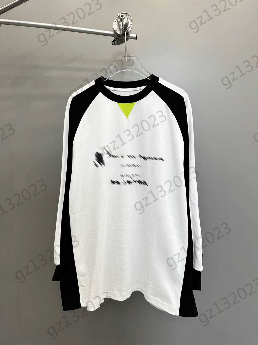 

Womens Sweaters Pure Cotton Fabric Contrast Color Letter Printing Pullovers Knitted Sweater Thread Round Neck Long Sleeves Casual Knitwear Women Clothes