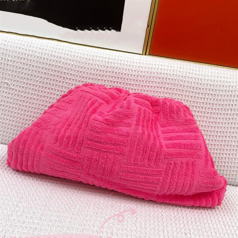 

Ladies Clutches Luxury Shoulder Messenger Bags New Designer Noble Fashion Pink Canvas Large Capacity Clouds Handbags263U, Red