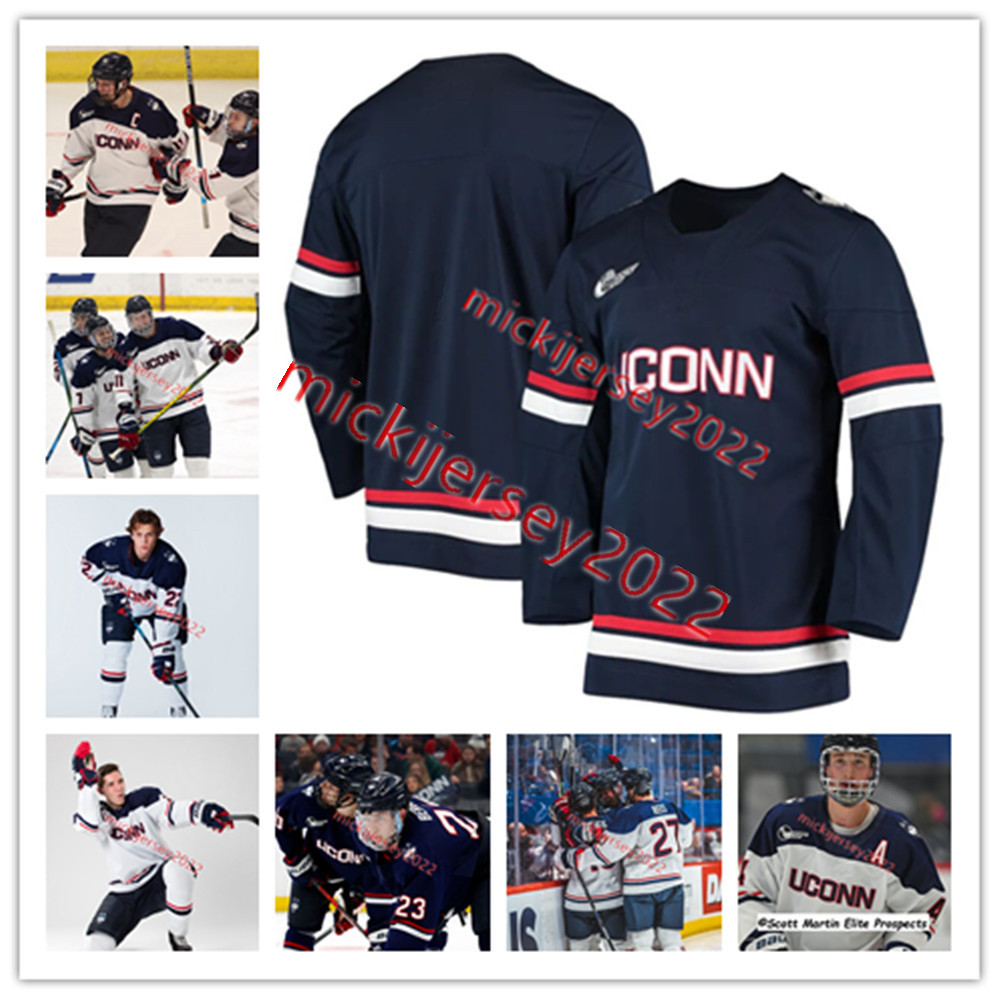 

Custom Stitched Mens Youth Uconn Huskies Hockey Jersey Ryan Tverberg Jake Veilleux Arsenii Sergeev Matt Pasquale Adam Dawe Logan Terness Matthew Wood Jerseys, Navy
